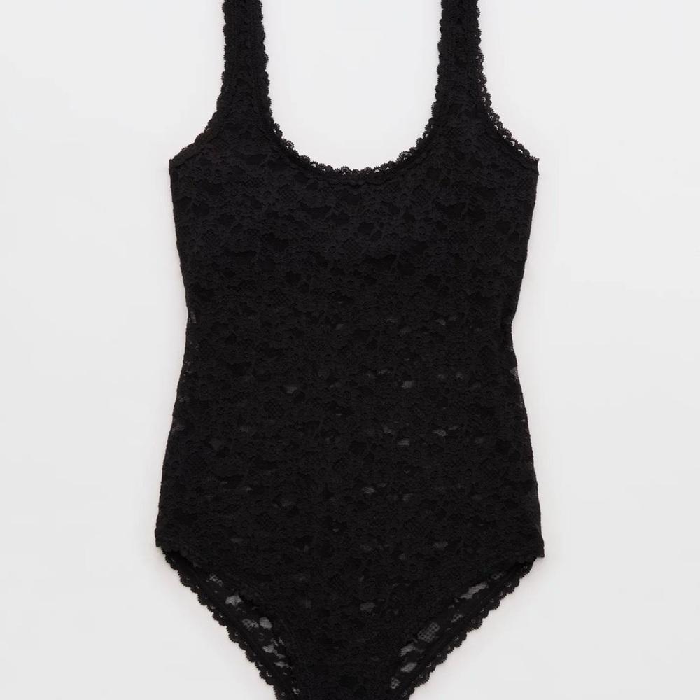 Aerie Show Off Vintage Lace Scoop Bodysuit size Small - NWT, 90’s, Y2K - Picture 8 of 8